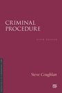 Text: "CRIMINAL PROCEDURE", "FIFTH EDITION", "Steve Coughlan". Dunkelviolette Buchcover.