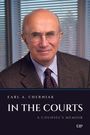 „Earl A. Cherniak: In the Courts, A Counsel's Memoir.“ Ein Mann mittleren Alters in Anzug vor Jalousien.