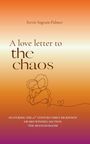 Text: "A love letter to the chaos" von Stevie Ingram-Palmer. Illustration: Umarmung in orange-rosa Farbübergang.