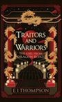 "TRAITORS AND WARRIORS: THE GIRL FROM DRAGON ROAD" von E. I. Thompson. Illustration mit Drachen und asiatischen Motiven.
