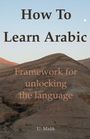 U. Malik: How To Learn Arabic, Buch
