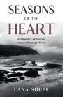 „SEASONS OF THE HEART“ steht oben. Ein dramatisches Foto von Meerwellen und einer felsigen Küste darunter.