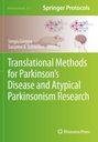 Titel: "Translational Methods for Parkinson’s Disease and Atypical Parkinsonism Research". Illustration von Maus und Gehirn.