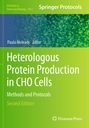 Titel: Heterologous Protein Production in CHO Cells; Autor: Paula Meleady; Serie: Methods in Molecular Biology. Grüne Farbverläufe.