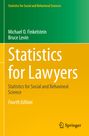 Text: "Statistics for Social and Behavioral Sciences", "Michael O. Finkelstein", "Bruce Levin". Gelb-grünes Cover, Springer-Logo.