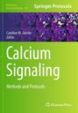 Springer Protocols, Caroline M. Gorvin Editor, Calcium Signaling: Methods and Protocols. Grünes Cover mit Zellbildern.