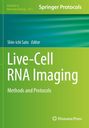 "Live-Cell RNA Imaging: Methods and Protocols", Editor: Shin-ichi Sato, auf grünem Hintergrund mit gradient.