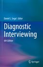 "Daniel L. Segal Editor, Diagnostic Interviewing, 6th Edition." Ein abstrakter Hintergrund in Blau und Violett. Springer-Logo unten.