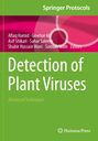 „Detection of Plant Viruses: Advanced Techniques“, grüne Titelseite mit abstraktem Design und Herausgebernamen.