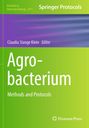 Text: "Agrobacterium: Methods and Protocols", "Claudia Stange Klein Editor". Grün-lila Farbverlauf, Springer-Logo.