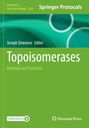 Oben: "Methods in Molecular Biology 2928", rechts: "Springer Protocols", mittig: "Topoisomerases". Grün-blaues Design.