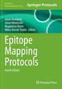 „Epitope Mapping Protocols, Fourth Edition“ in Weiß auf grünem Hintergrund, darunter „Humana Press“-Logo.