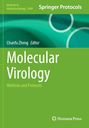 Buchtitel: "Molecular Virology: Methods and Protocols". Herausgeber: Chunfu Zheng. Grünes Design mit Kreisen.