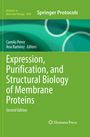 Grünes Cover, Titel: "Expression, Purification, and Structural Biology of Membrane Proteins, Second Edition".