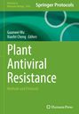„Plant Antiviral Resistance: Methods and Protocols“, grün-blaues Design mit Kreisen, Springer Logo.