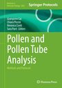 Oben links steht „Methods in Molecular Biology 3042“. Titel: „Pollen and Pollen Tube Analysis“. Grün-blaues Design.
