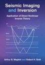 Titel: "Seismic Imaging and Inversion". Untertitel: "Application of Direct Nonlinear Inverse Theory". Autoren: Arthur B. Weglein, Robert H. Stolt. Grafische Darstellung von seismischen Wellen.