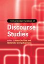 : The Cambridge Handbook of Discourse Studies, Buch