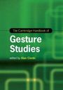 Text: "The Cambridge Handbook of Gesture Studies edited by Alan Cienki." Grüner Hintergrund mit abstrakten Linien.