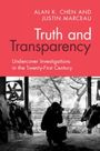Alan K Chen: Truth and Transparency, Buch