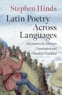 „Stephen Hinds: Latin Poetry Across Languages: Adventures in Allusion, Translation and Classical Tradition.“ Illustration: Person sitzt am Hang.