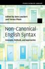 : Non-Canonical English Syntax, Buch