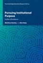 Alan Ruby: Pursuing Institutional Purpose, Buch