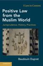 „Positive Law from the Muslim World“ und „Jurisprudence, History, Practices“ auf einem Gebäude mit Statuen; Autor: Baudouin Dupret.