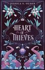 "Heart of Thieves" von Jessica S. Olson. Florale Muster, Oktopus-Tentakeln und ein violetter Edelstein in Fantasie-Stil.
