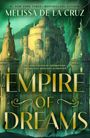 "EMPIRE OF DREAMS" – Fantastische Türme und ein imposantes, golden-leuchtendes Schloss in grüner Atmosphäre.