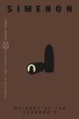 "SIMENON" steht oben, "Maigret at the Coroner's" unten, daneben zwei Patronen. Links ein Logo und Text vertikal.