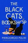 „THE BLACK CATS BOOKSHOP A Novel Piergiorgio Pulixi“ steht groß, mit „Flatiron Books Cover Forthcoming“ darunter.