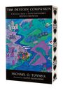 "The Prydain Companion" von Michael O. Tunnell. Farbige Illustration: Burgen, Fluss, Reiter, Landschaft, dekorativer Rand.