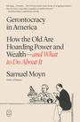 „Gerontocracy in America: How the Old Are Hoarding Power and Wealth—and What to Do About It“ von Samuel Moyn. Illustration von zwei Personen am Tisch.