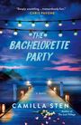 „The Bachelorette Party“ von Camilla Sten. Ein Steg mit Lichtern und Blumen, dahinter dunkles Meer und Himmel.