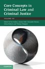 : Core Concepts in Criminal Law and Criminal Justice: Volume 3, Buch