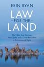 "Law for the Land" von Erin Ryan. Thema: Umweltrecht. Hintergrund zeigt Felsformationen im See.