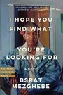 "I Hope You Find What You're Looking For" von Bsrat Mezghebe. Gemälde einer Person in blauer Jacke.