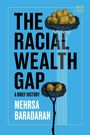 Text: "THE RACIAL WEALTH GAP: A BRIEF HISTORY, MEHRSA BARADARAN". Illustration: Säule mit Nestern und Eiern obenauf.