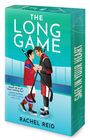 Text: „THE LONG GAME“, „This is the sequel we've all been waiting for! -SARINA BOWEN“, „RACHEL REID“. Illustration zweier Eishockeyspieler.