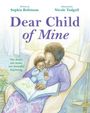 "Dear Child of Mine". Eine Illustration zeigt eine Person, die in einem Sessel sitzt und ein Kind auf dem Schoß hält.