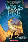 „Wings of Fire: The Graphic Novel“, Buch zehn „Darkness of Dragons“. Ein Drache vor einer antiken Ruine.