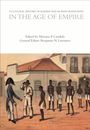 Text oben: "A Cultural History of Slavery and Human Trafficking in the Age of Empire". Unten: Gruppe von Menschen vor Gebäuden.