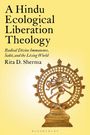Titel und Autor: "A Hindu Ecological Liberation Theology" von Rita D. Sherma. Bronze-Statue von Nataraja auf gelbem Hintergrund.