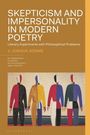 "SKEPTICISM AND IMPERSONALITY IN MODERN POETRY. Gemälde von fünf abstrakten Figuren in bunten Gewändern."