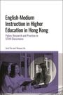 "English-Medium Instruction in Higher Education in Hong Kong" von Jack Pun und Wenyun Jia. Cover mit drei Personen im Gespräch.