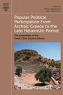 Titel: Popular Political Participation From Archaic Greece to the Late Hellenistic Period. Bild eines antiken Theaters.