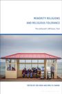 Titel: "MINORITY RELIGIONS AND RELIGIOUS TOLERANCE: The Jehovah’s Witness Test". 

Illustration: Drei Personen unter einer roten Überdachung, Meer im Hintergrund. Zwei Infoständer, ein Mann steht daneben.