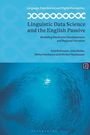 "Linguistic Data Science and the English Passive" von Axel Bohmann et al. Blaues abstraktes Muster auf dem Umschlag.