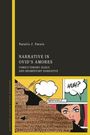 Titel: "Narrative in Ovid's Amores". Darunter eine Comic-Illustration mit Sprechblasen: "HUH?" und "MEANWHILE...".